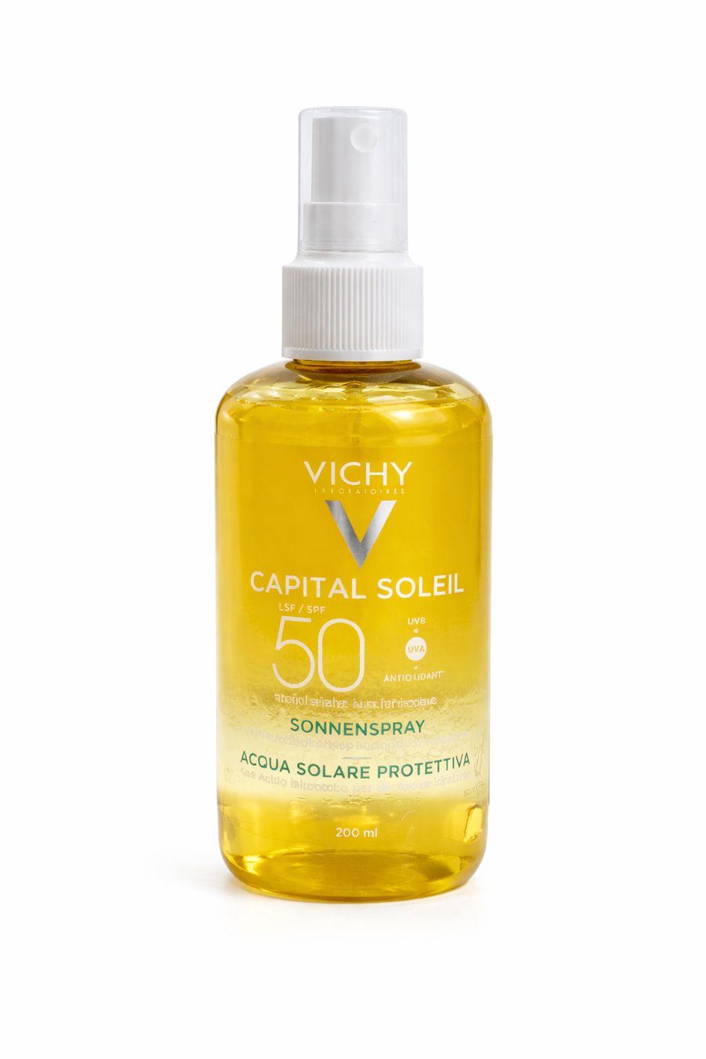 VICHY CAPITAL SOLEIL SPF 50+ - ACQUA SOLARE PROTETTITA IDRATANTE 200ML